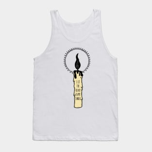 Black Flame Candle Hocus Pocus Tank Top